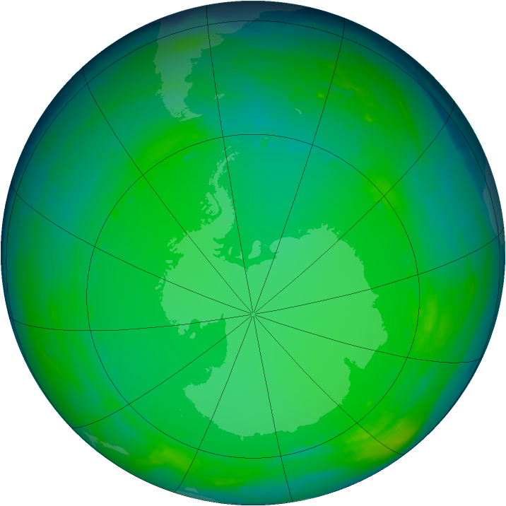 Ozone Map 1980-07-07